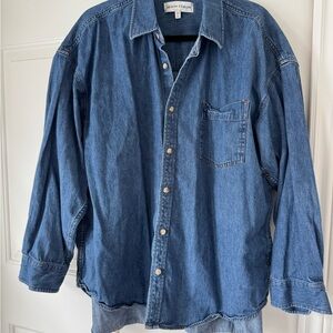 Aritzia Denim Forum The '80s Comfy Denim Shirt
